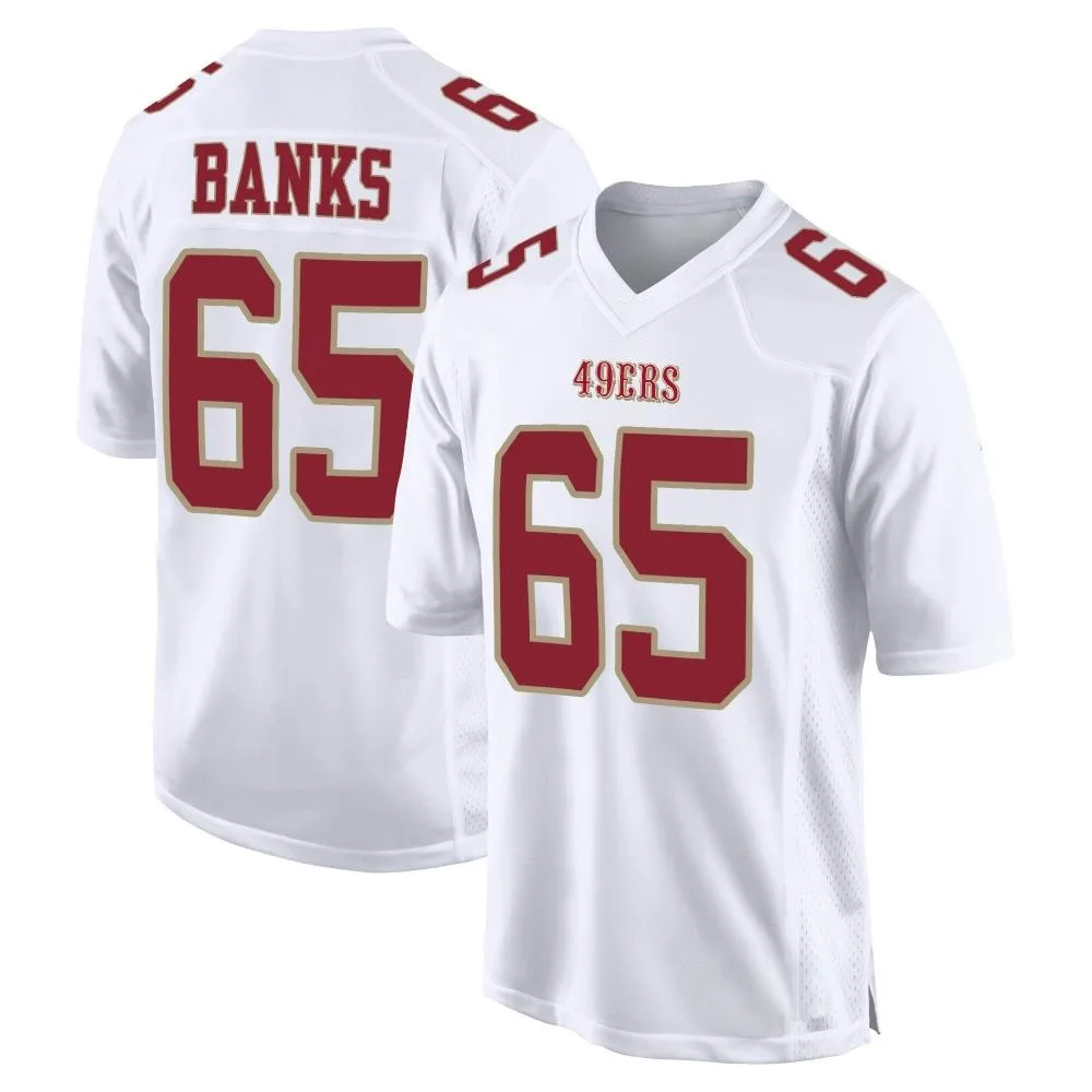 Men's San Francisco 49ers Aaron Banks Nike Fashion Game White Jersey Men's San Francisco 49ers Aaron Banks Nike Fashion Game White Jersey