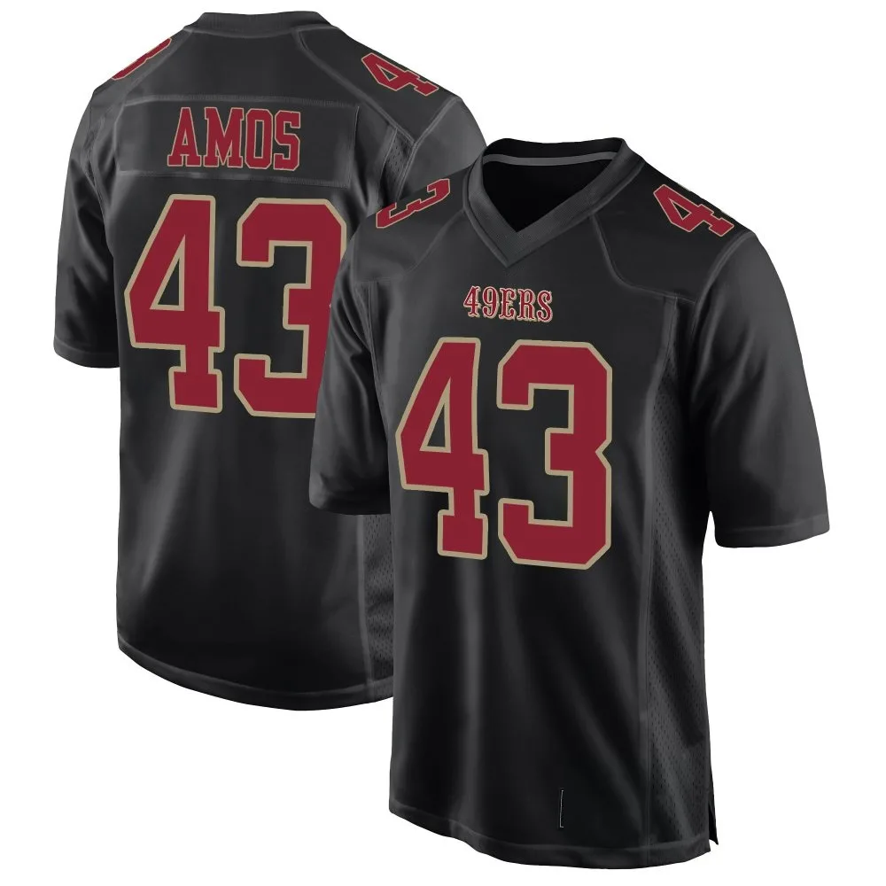 Men's San Francisco 49ers Adrian Amos Nike Fashion Game Black Jersey Men's San Francisco 49ers Adrian Amos Nike Fashion Game Black Jersey