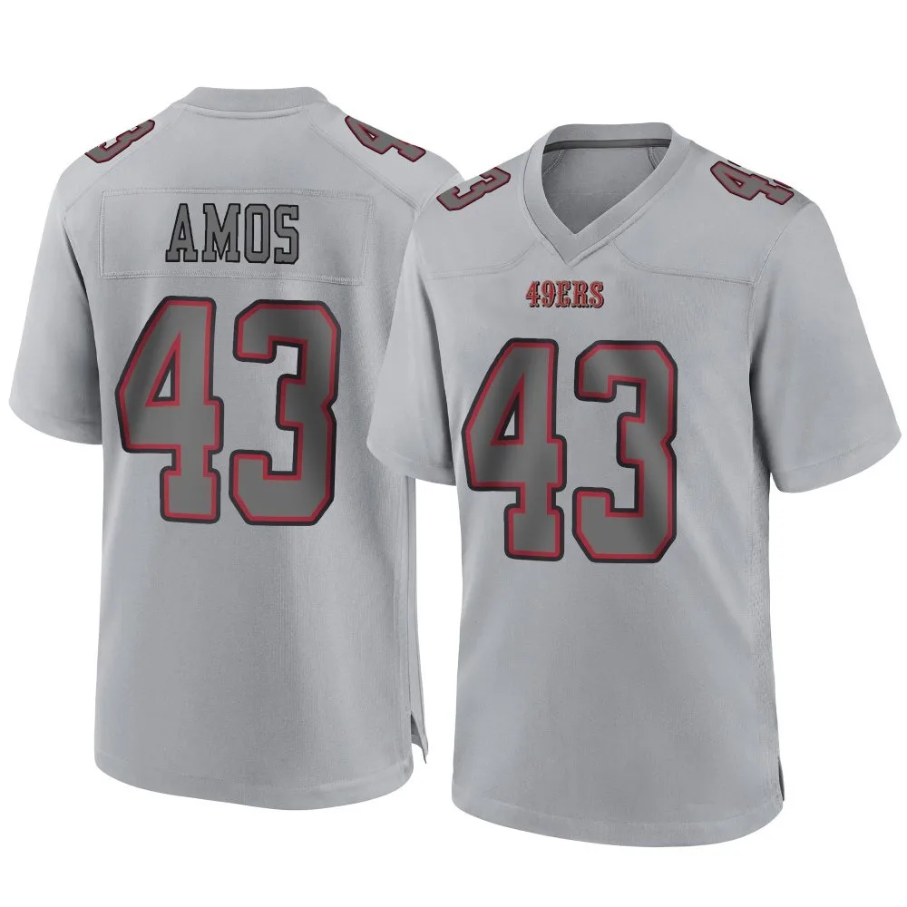 Youth San Francisco 49ers Adrian Amos Nike Atmosphere Fashion Game Gray Jersey Youth San Francisco 49ers Adrian Amos Nike Atmosphere Fashion Game Gray Jersey