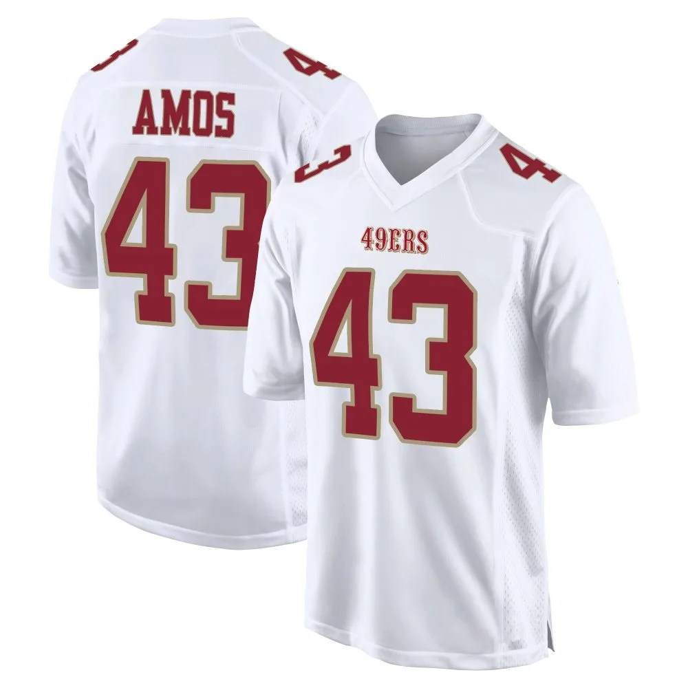 Youth San Francisco 49ers Adrian Amos Nike Fashion Game White Jersey Youth San Francisco 49ers Adrian Amos Nike Fashion Game White Jersey