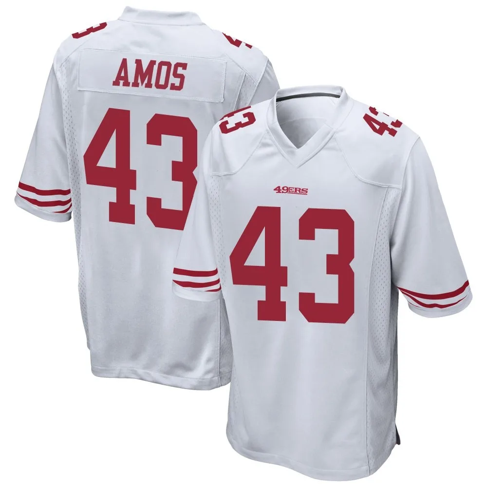 Youth San Francisco 49ers Adrian Amos Nike Game White Jersey Youth San Francisco 49ers Adrian Amos Nike Game White Jersey
