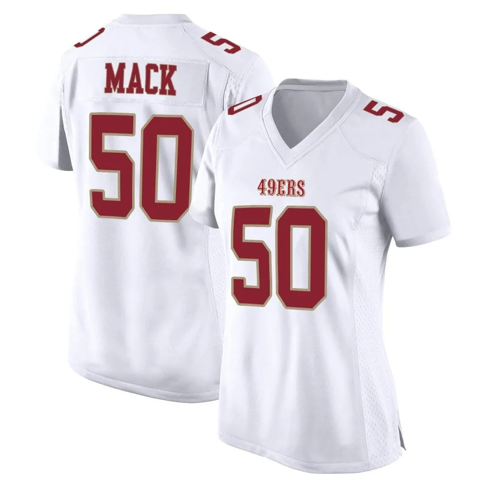Women's San Francisco 49ers Alex Mack Nike Fashion Game White Jersey Women's San Francisco 49ers Alex Mack Nike Fashion Game White Jersey