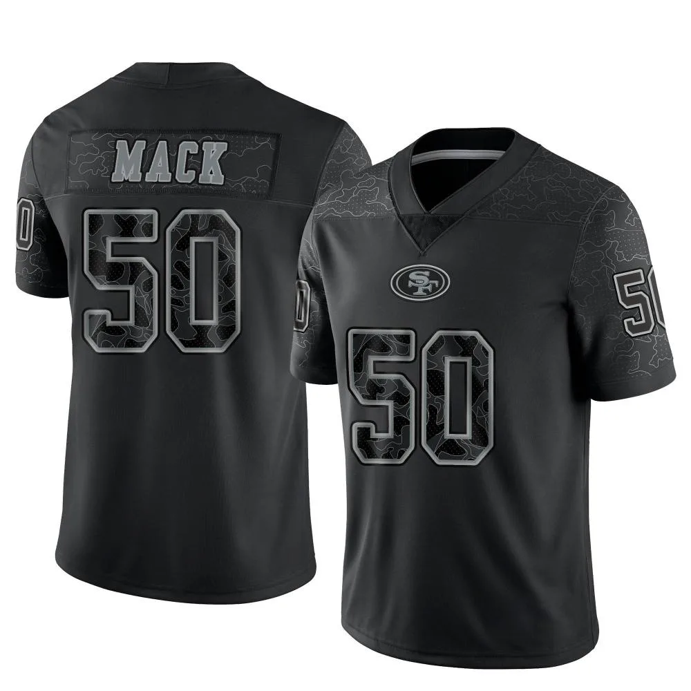 Youth San Francisco 49ers Alex Mack Nike Reflective Limited Black Jersey Youth San Francisco 49ers Alex Mack Nike Reflective Limited Black Jersey