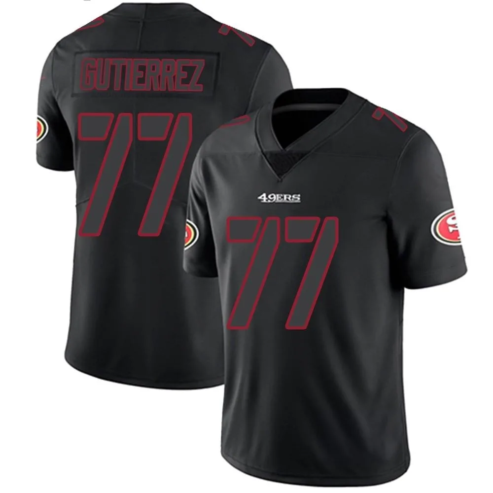 Men's San Francisco 49ers Alfredo Gutierrez Nike Limited Black Impact Jersey Men's San Francisco 49ers Alfredo Gutierrez Nike Limited Black Impact Jersey