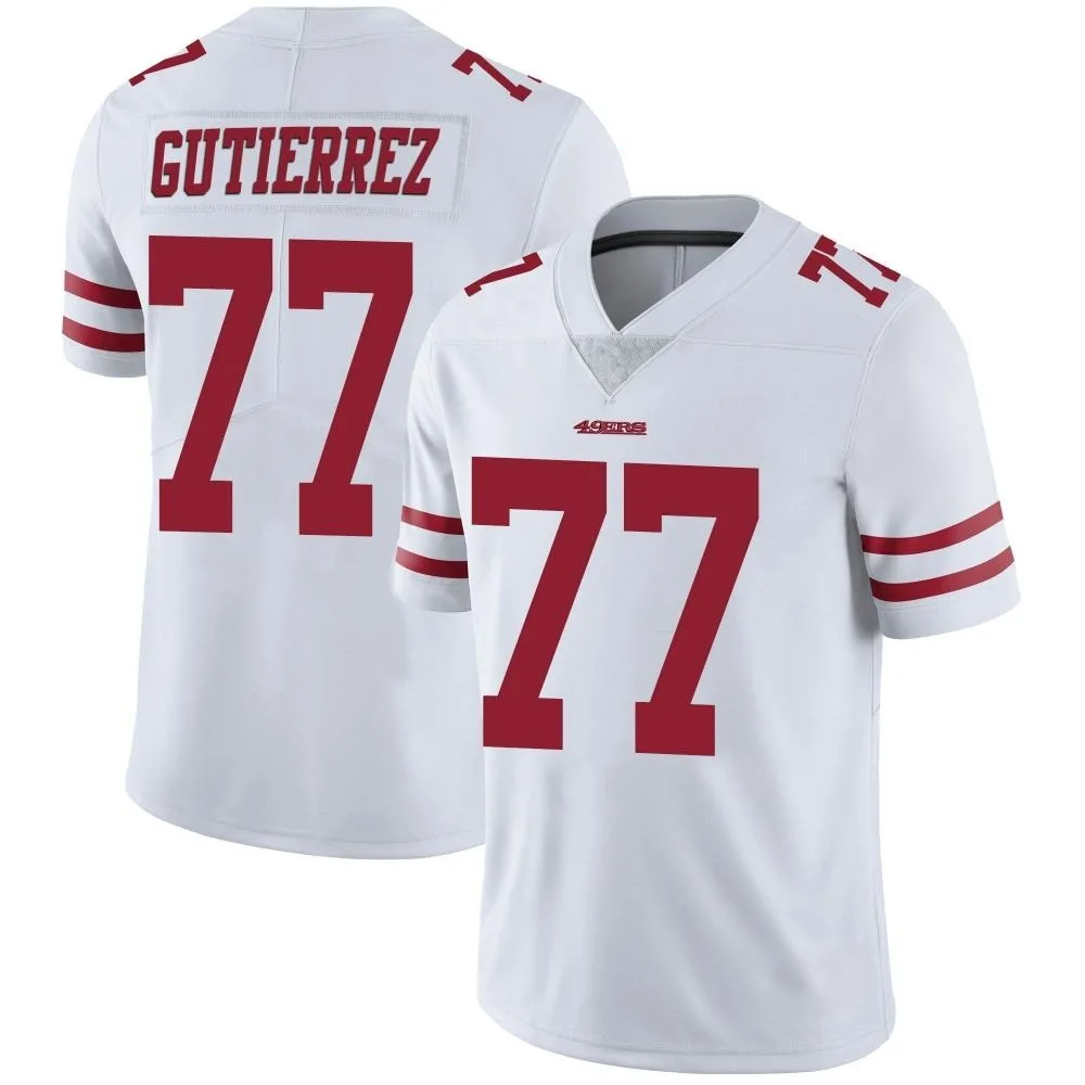Men's San Francisco 49ers Alfredo Gutierrez Nike Vapor Untouchable Limited White Jersey Men's San Francisco 49ers Alfredo Gutierrez Nike Vapor Untouchable Limited White Jersey