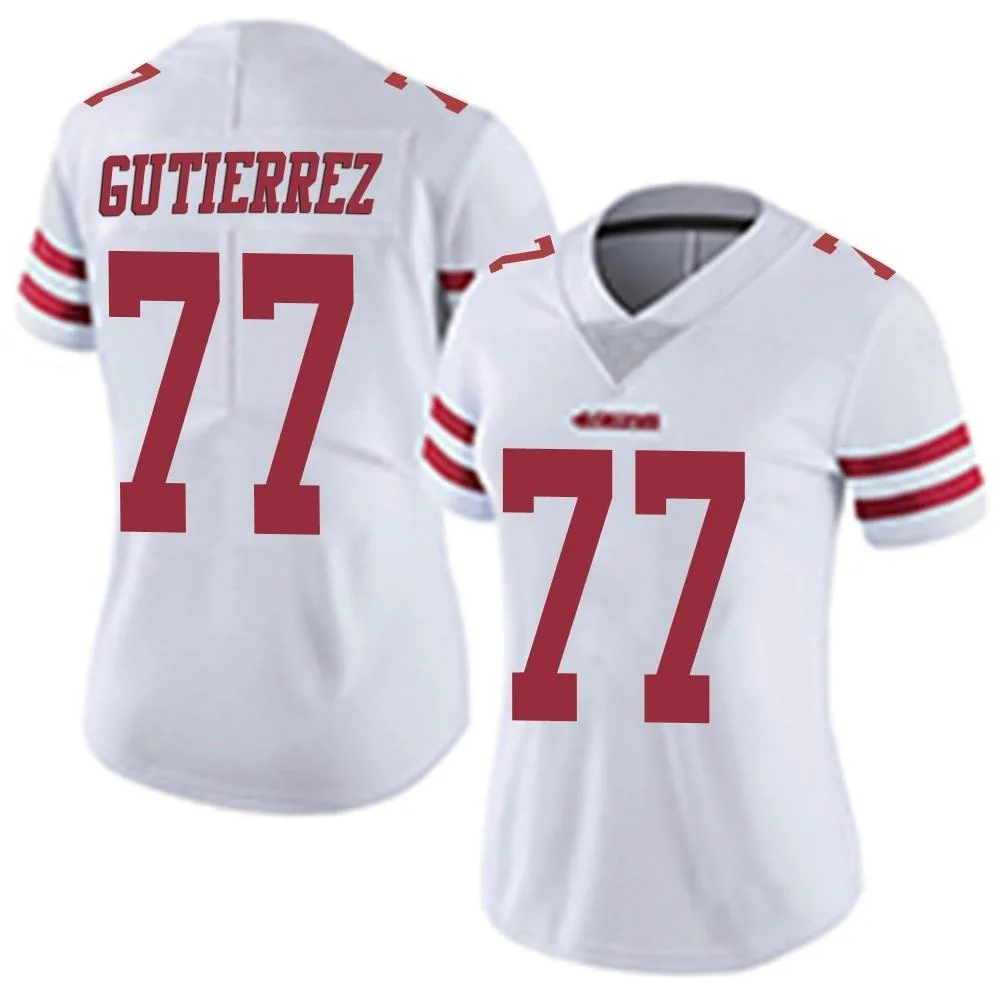 Women's San Francisco 49ers Alfredo Gutierrez Nike Vapor Untouchable Limited White Jersey Women's San Francisco 49ers Alfredo Gutierrez Nike Vapor Untouchable Limited White Jersey