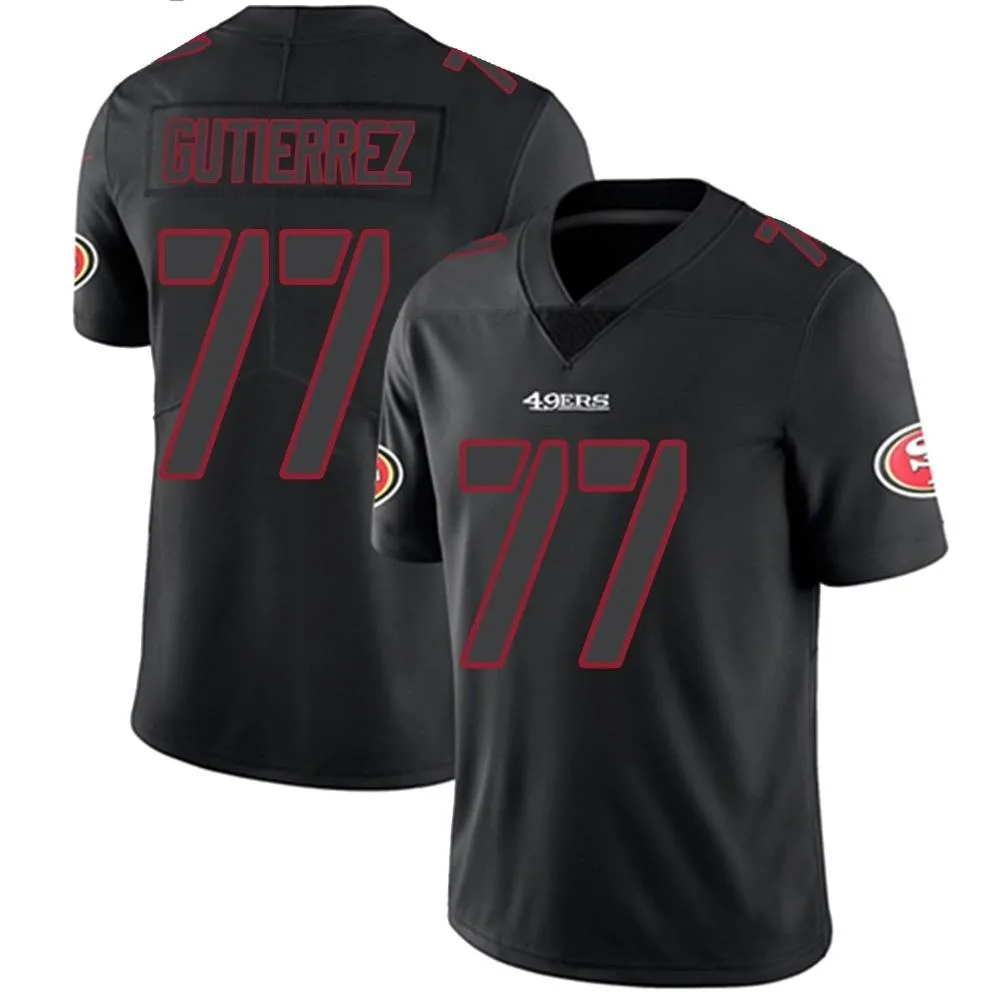 Youth San Francisco 49ers Alfredo Gutierrez Nike Limited Black Impact Jersey Youth San Francisco 49ers Alfredo Gutierrez Nike Limited Black Impact Jersey