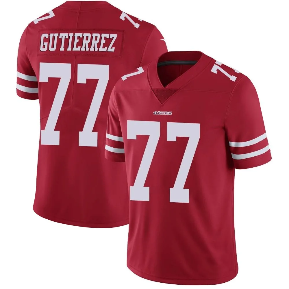 Youth San Francisco 49ers Alfredo Gutierrez Nike Team Color Vapor Untouchable Limited Red Jersey Youth San Francisco 49ers Alfredo Gutierrez Nike Team Color Vapor Untouchable Limited Red Jersey