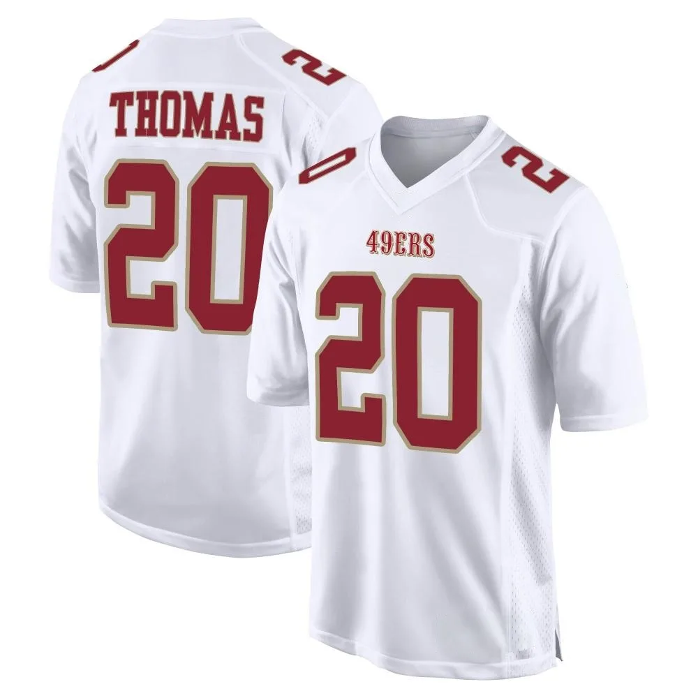 Men's San Francisco 49ers Ambry Thomas Nike Fashion Game White Jersey Men's San Francisco 49ers Ambry Thomas Nike Fashion Game White Jersey