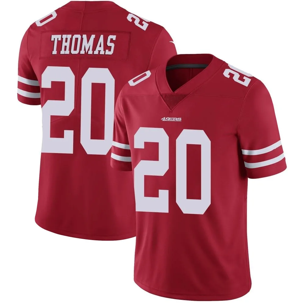 Men's San Francisco 49ers Ambry Thomas Nike Team Color Vapor Untouchable Limited Red Jersey Men's San Francisco 49ers Ambry Thomas Nike Team Color Vapor Untouchable Limited Red Jersey
