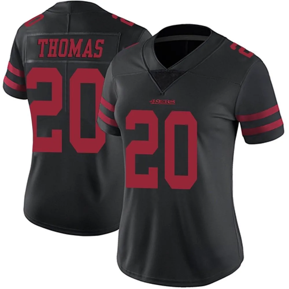 Women's San Francisco 49ers Ambry Thomas Nike Alternate Vapor Untouchable Limited Black Jersey Women's San Francisco 49ers Ambry Thomas Nike Alternate Vapor Untouchable Limited Black Jersey