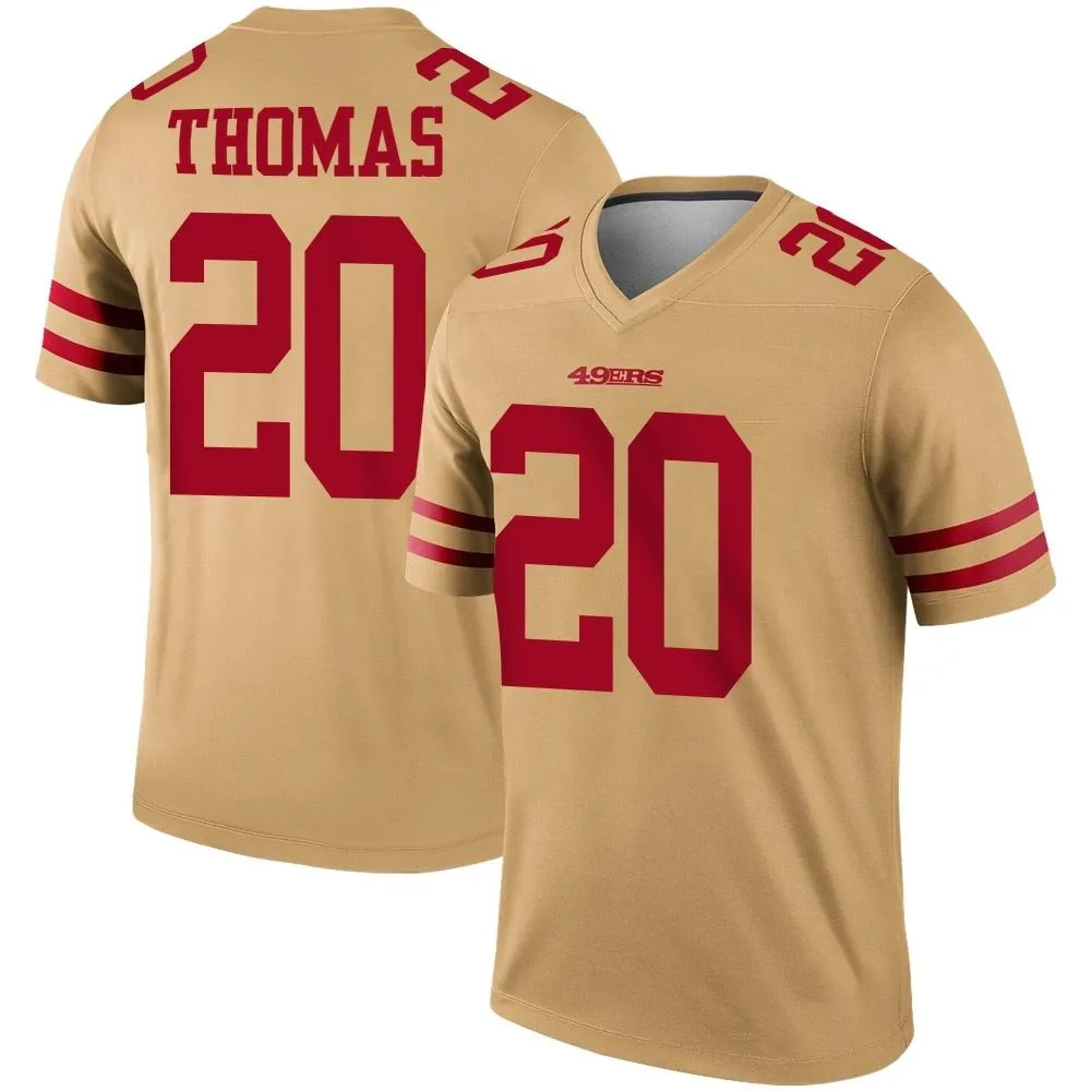 Youth San Francisco 49ers Ambry Thomas Nike Inverted Legend Gold Jersey Youth San Francisco 49ers Ambry Thomas Nike Inverted Legend Gold Jersey