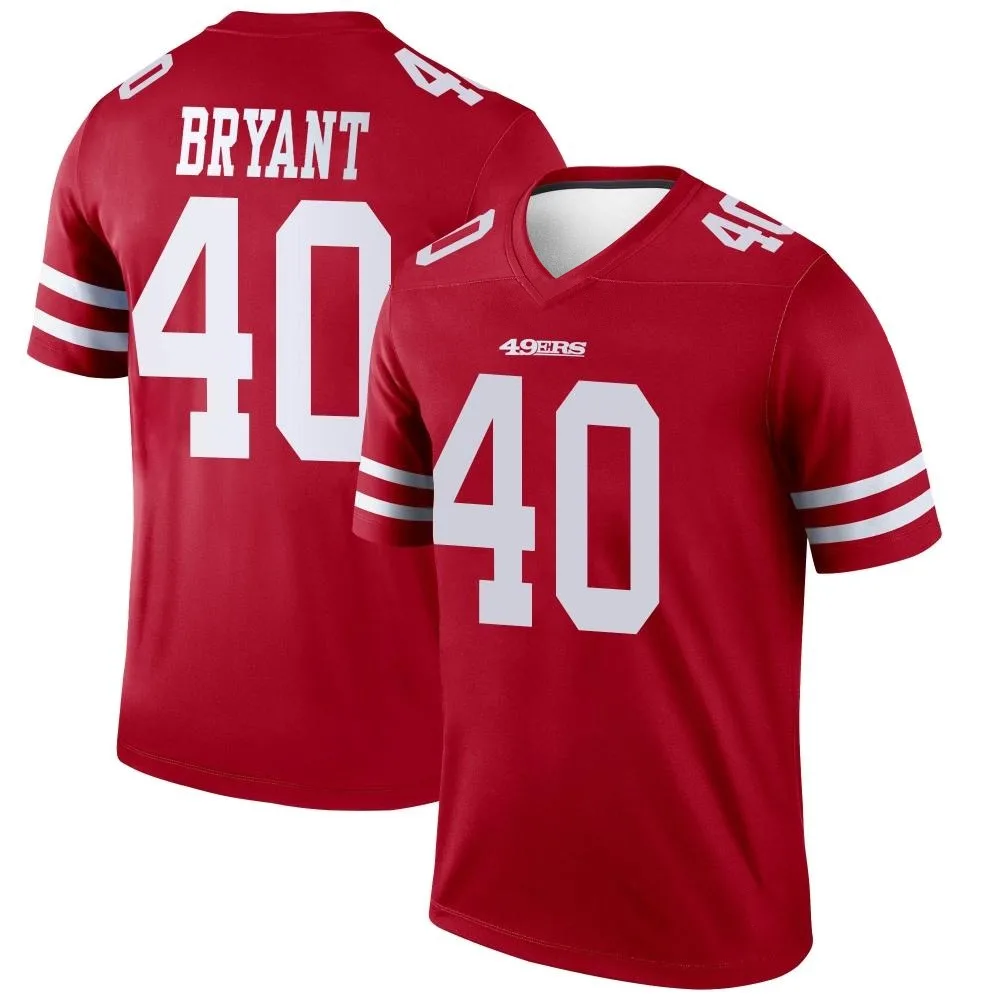 Men's San Francisco 49ers Austin Bryant Nike Legend Scarlet Jersey Men's San Francisco 49ers Austin Bryant Nike Legend Scarlet Jersey