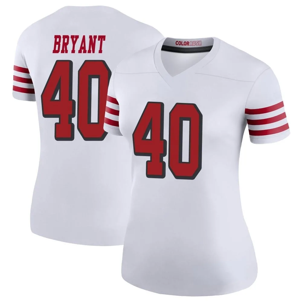 Women's San Francisco 49ers Austin Bryant Nike Color Rush Legend White Jersey Women's San Francisco 49ers Austin Bryant Nike Color Rush Legend White Jersey