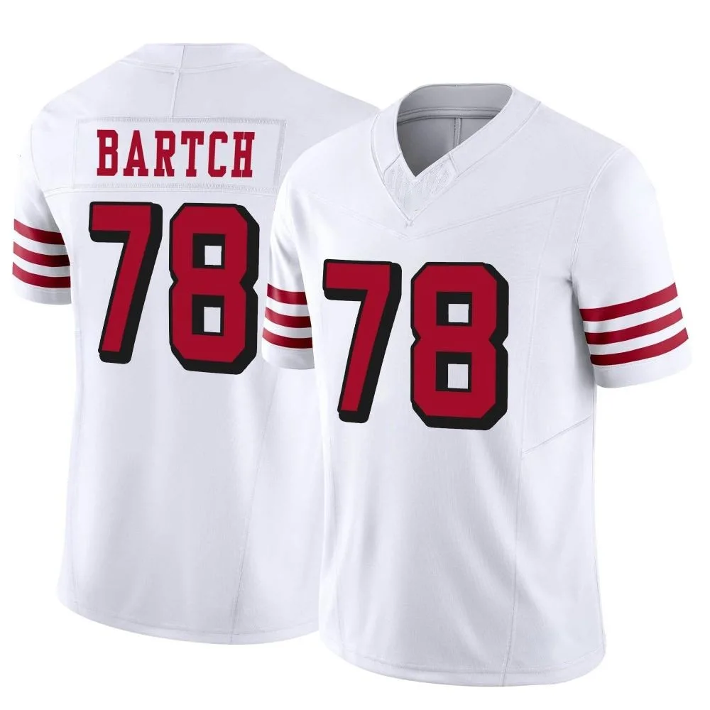Men's San Francisco 49ers Ben Bartch Nike Alternate Vapor F.U.S.E. Limited White Jersey Men's San Francisco 49ers Ben Bartch Nike Alternate Vapor F.U.S.E. Limited White Jersey