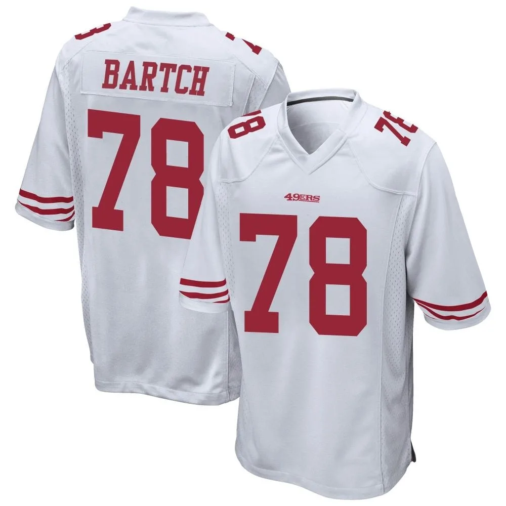 Youth San Francisco 49ers Ben Bartch Nike Game White Jersey Youth San Francisco 49ers Ben Bartch Nike Game White Jersey