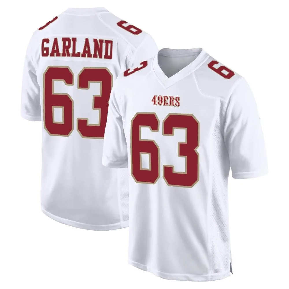 Men's San Francisco 49ers Ben Garland Nike Fashion Game White Jersey Men's San Francisco 49ers Ben Garland Nike Fashion Game White Jersey