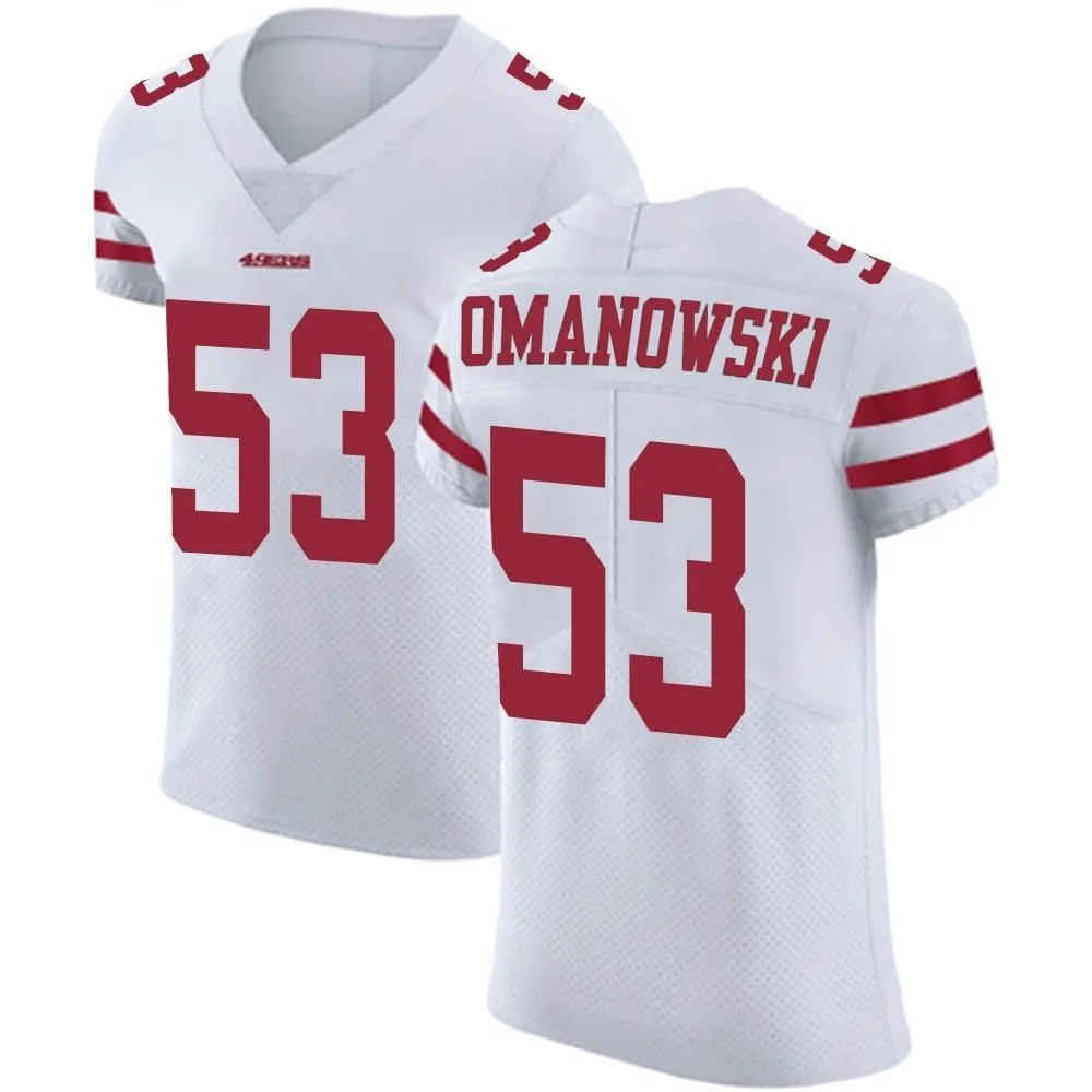 Men's San Francisco 49ers Bill Romanowski Nike Vapor Untouchable Elite White Jersey Men's San Francisco 49ers Bill Romanowski Nike Vapor Untouchable Elite White Jersey