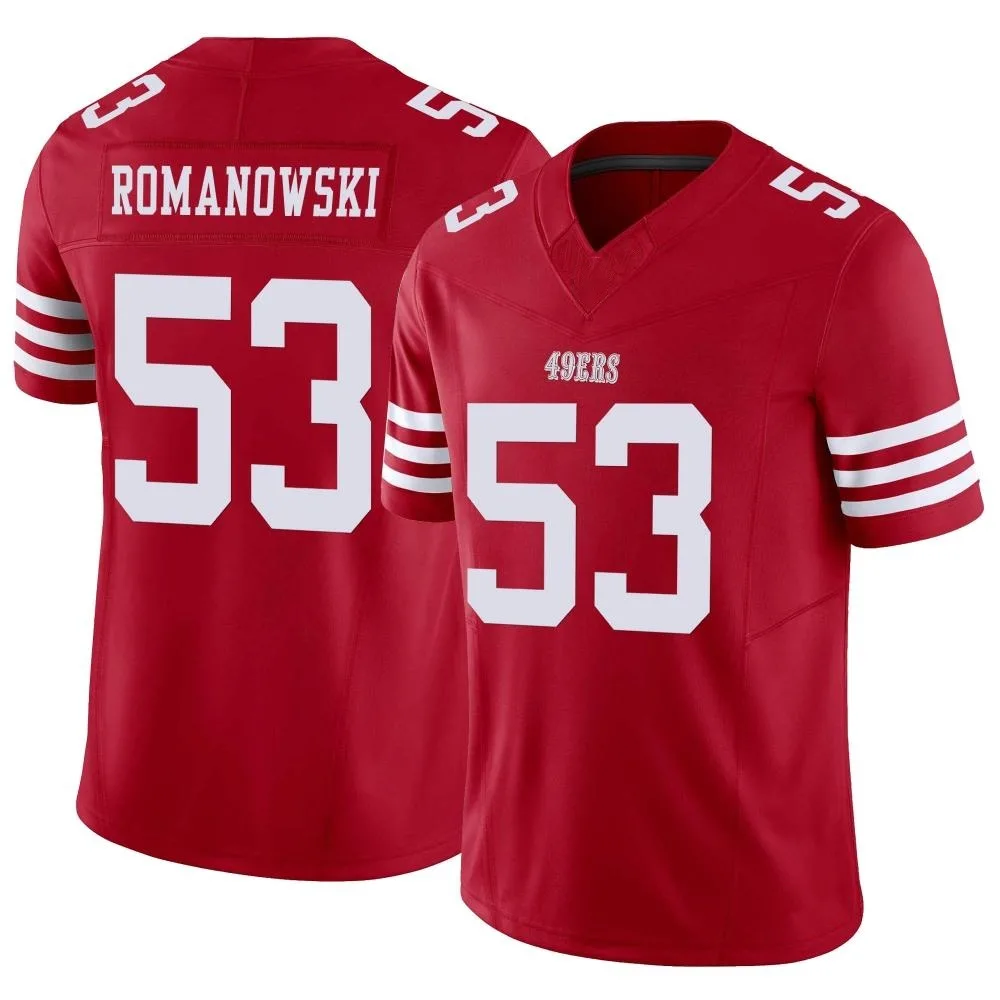 Youth San Francisco 49ers Bill Romanowski Nike Vapor F.U.S.E. Limited Scarlet Jersey Youth San Francisco 49ers Bill Romanowski Nike Vapor F.U.S.E. Limited Scarlet Jersey