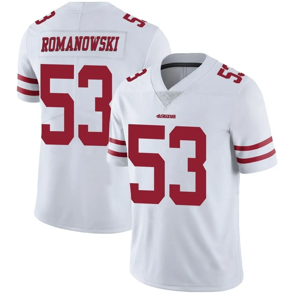 Youth San Francisco 49ers Bill Romanowski Nike Vapor Untouchable Limited White Jersey Youth San Francisco 49ers Bill Romanowski Nike Vapor Untouchable Limited White Jersey