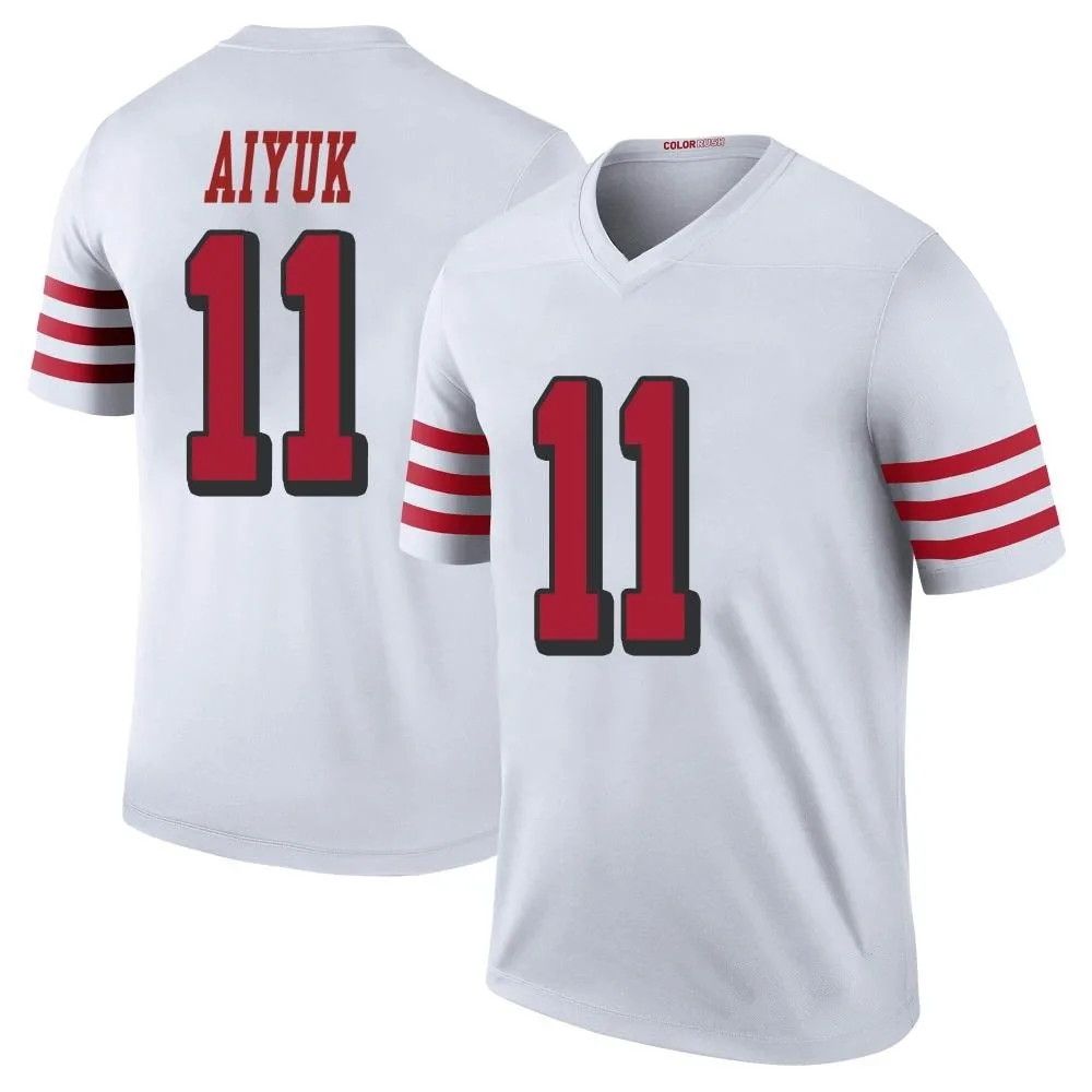 Youth San Francisco 49ers Brandon Aiyuk Nike Color Rush Legend White Jersey