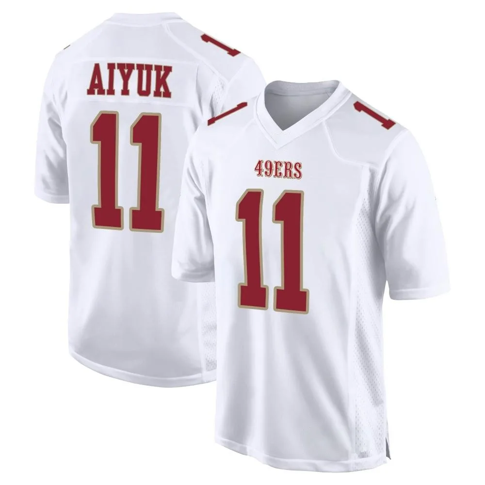 Youth San Francisco 49ers Brandon Aiyuk Nike Fashion Game White Jersey Youth San Francisco 49ers Brandon Aiyuk Nike Fashion Game White Jersey