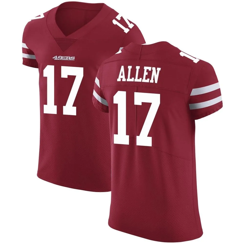 Men's San Francisco 49ers Brandon Allen Nike Team Color Vapor Untouchable Elite Red Jersey Men's San Francisco 49ers Brandon Allen Nike Team Color Vapor Untouchable Elite Red Jersey