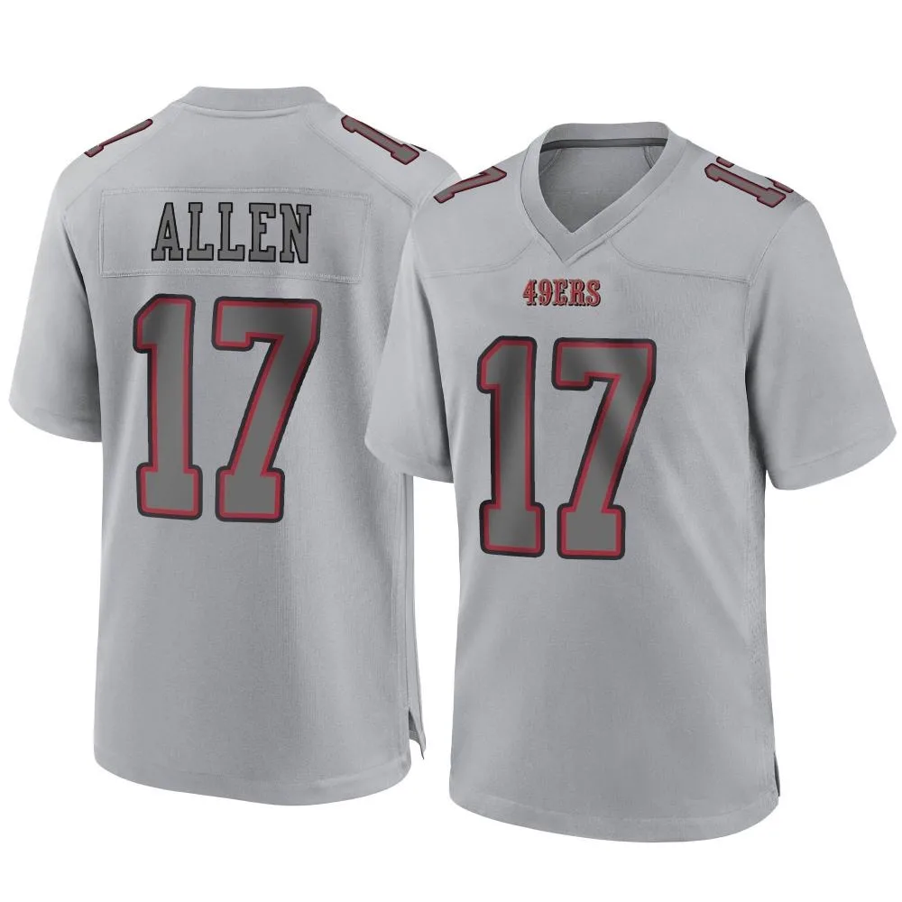 Youth San Francisco 49ers Brandon Allen Nike Atmosphere Fashion Game Gray Jersey Youth San Francisco 49ers Brandon Allen Nike Atmosphere Fashion Game Gray Jersey