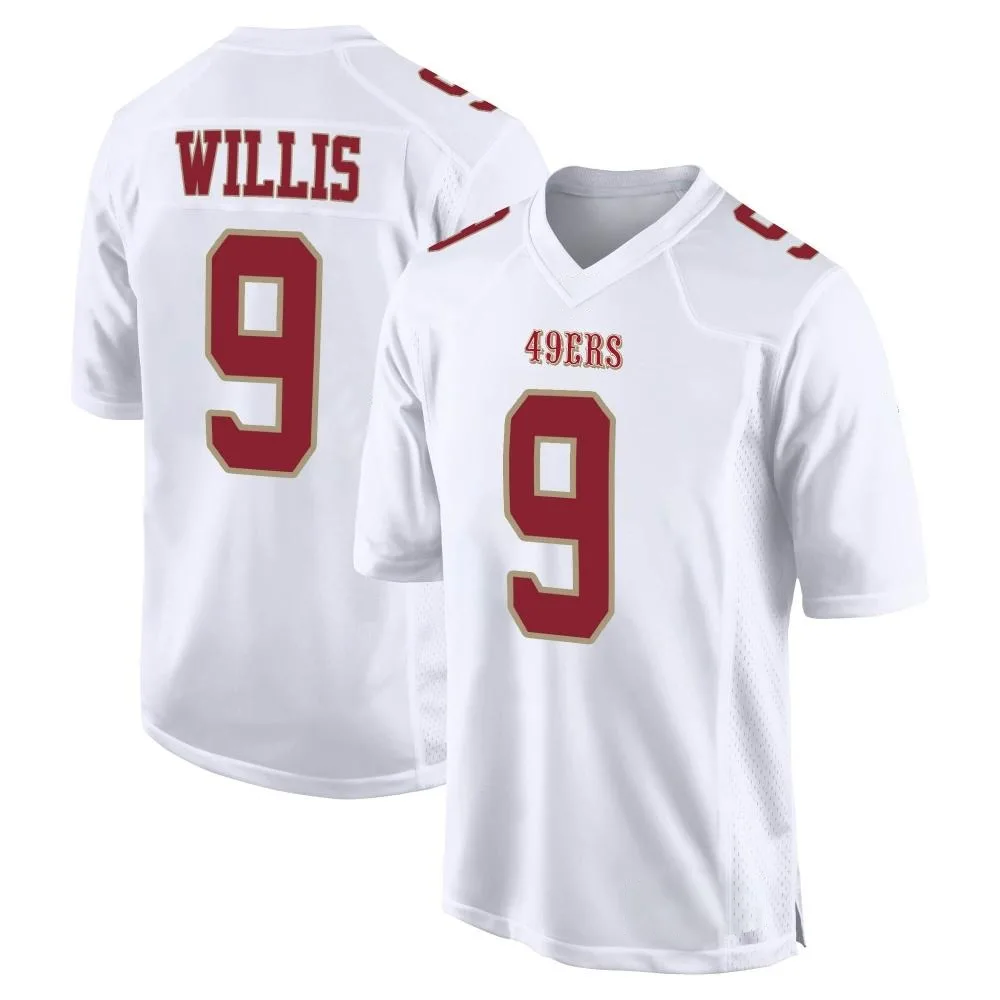 Men's San Francisco 49ers Brayden Willis Nike Fashion Game White Jersey Men's San Francisco 49ers Brayden Willis Nike Fashion Game White Jersey