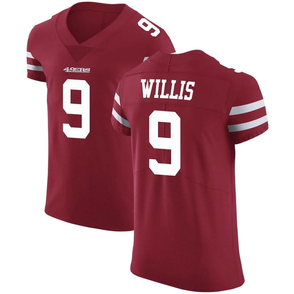 Men's San Francisco 49ers Brayden Willis Nike Team Color Vapor Untouchable Elite Red Jersey Men's San Francisco 49ers Brayden Willis Nike Team Color Vapor Untouchable Elite Red Jersey