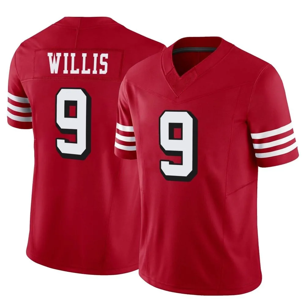 Youth San Francisco 49ers Brayden Willis Nike Alternate Vapor F.U.S.E. Limited Scarlet Jersey Youth San Francisco 49ers Brayden Willis Nike Alternate Vapor F.U.S.E. Limited Scarlet Jersey