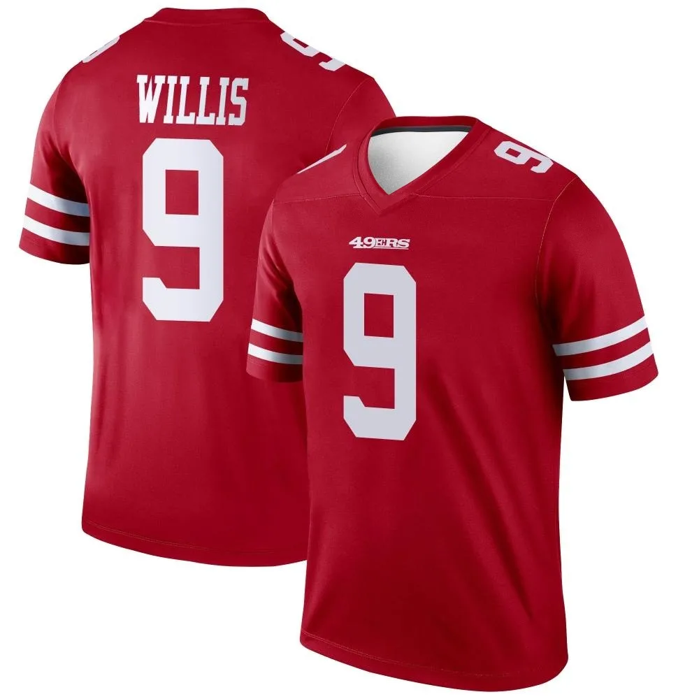 Youth San Francisco 49ers Brayden Willis Nike Legend Scarlet Jersey Youth San Francisco 49ers Brayden Willis Nike Legend Scarlet Jersey