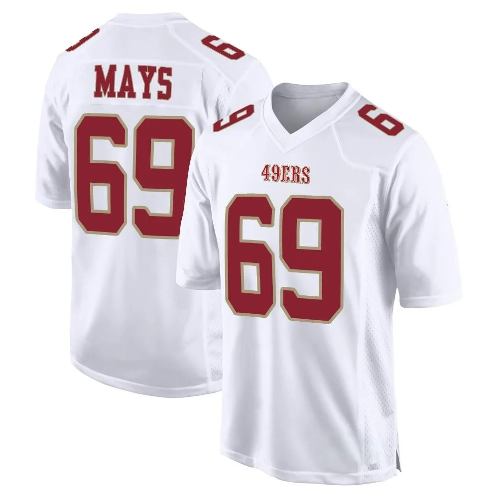 Men's San Francisco 49ers Briason Mays Nike Fashion Game White Jersey Men's San Francisco 49ers Briason Mays Nike Fashion Game White Jersey