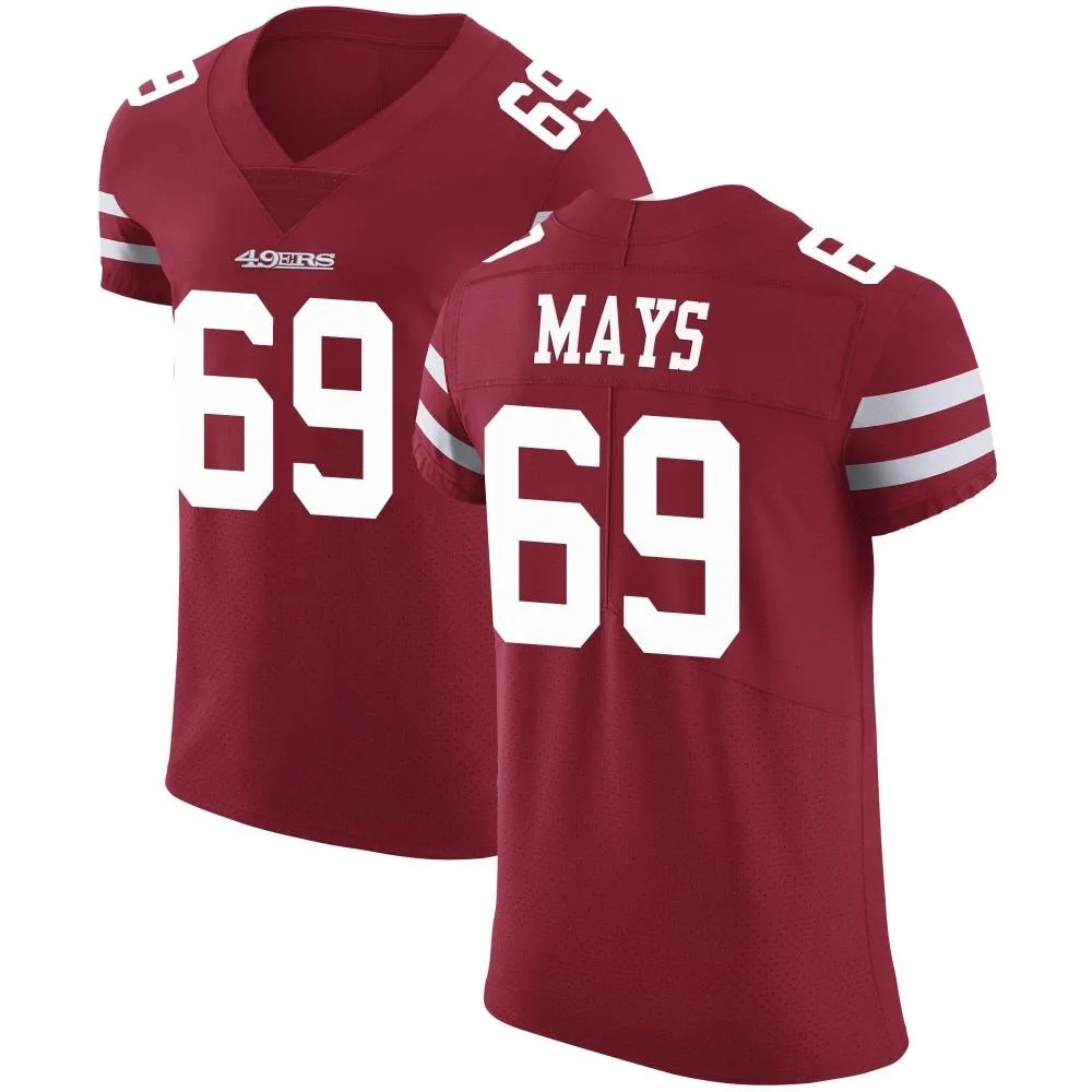 Men's San Francisco 49ers Briason Mays Nike Team Color Vapor Untouchable Elite Red Jersey Men's San Francisco 49ers Briason Mays Nike Team Color Vapor Untouchable Elite Red Jersey