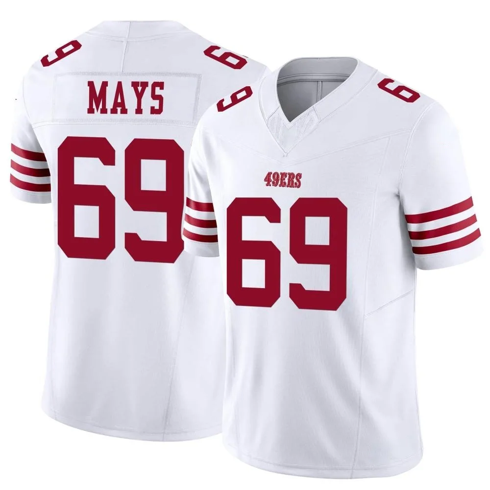 Men's San Francisco 49ers Briason Mays Nike Vapor F.U.S.E. Limited White Jersey Men's San Francisco 49ers Briason Mays Nike Vapor F.U.S.E. Limited White Jersey