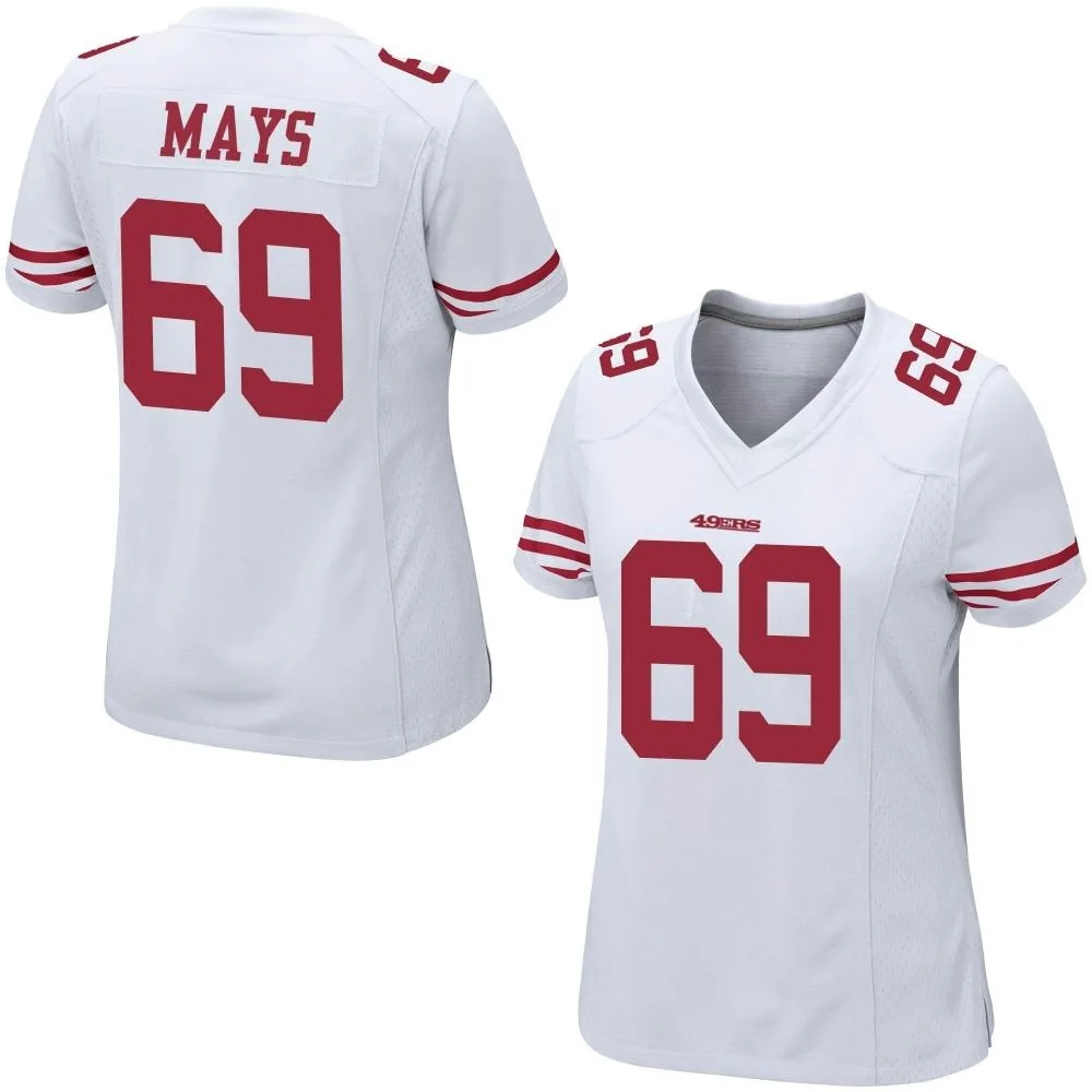 Women's San Francisco 49ers Briason Mays Nike Game White Jersey Women's San Francisco 49ers Briason Mays Nike Game White Jersey