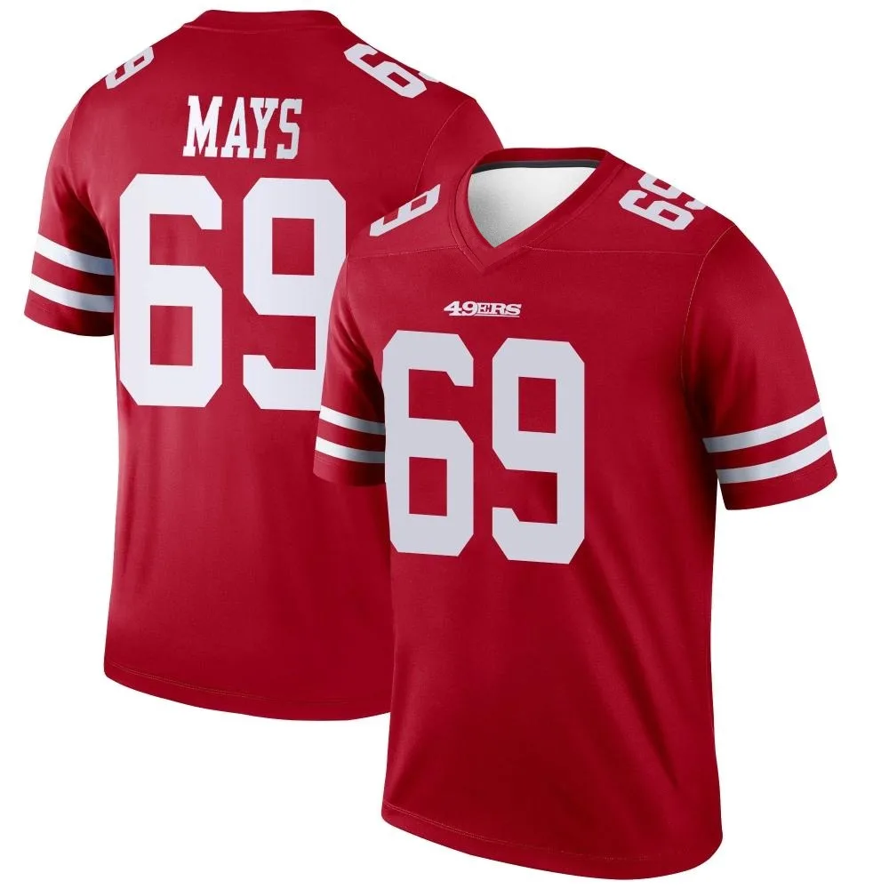 Youth San Francisco 49ers Briason Mays Nike Legend Scarlet Jersey Youth San Francisco 49ers Briason Mays Nike Legend Scarlet Jersey