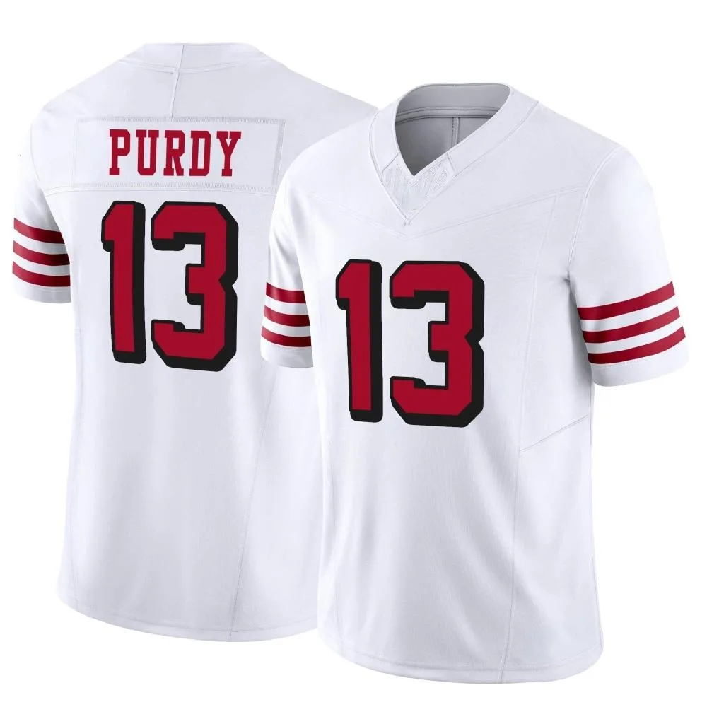 Men's San Francisco 49ers Brock Purdy Nike Alternate Vapor F.U.S.E. Limited White Jersey Men's San Francisco 49ers Brock Purdy Nike Alternate Vapor F.U.S.E. Limited White Jersey