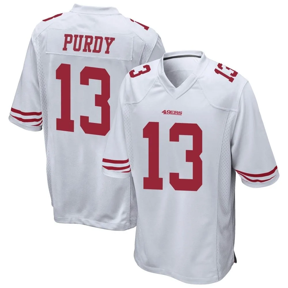 Youth San Francisco 49ers Brock Purdy Nike Game White Jersey Youth San Francisco 49ers Brock Purdy Nike Game White Jersey