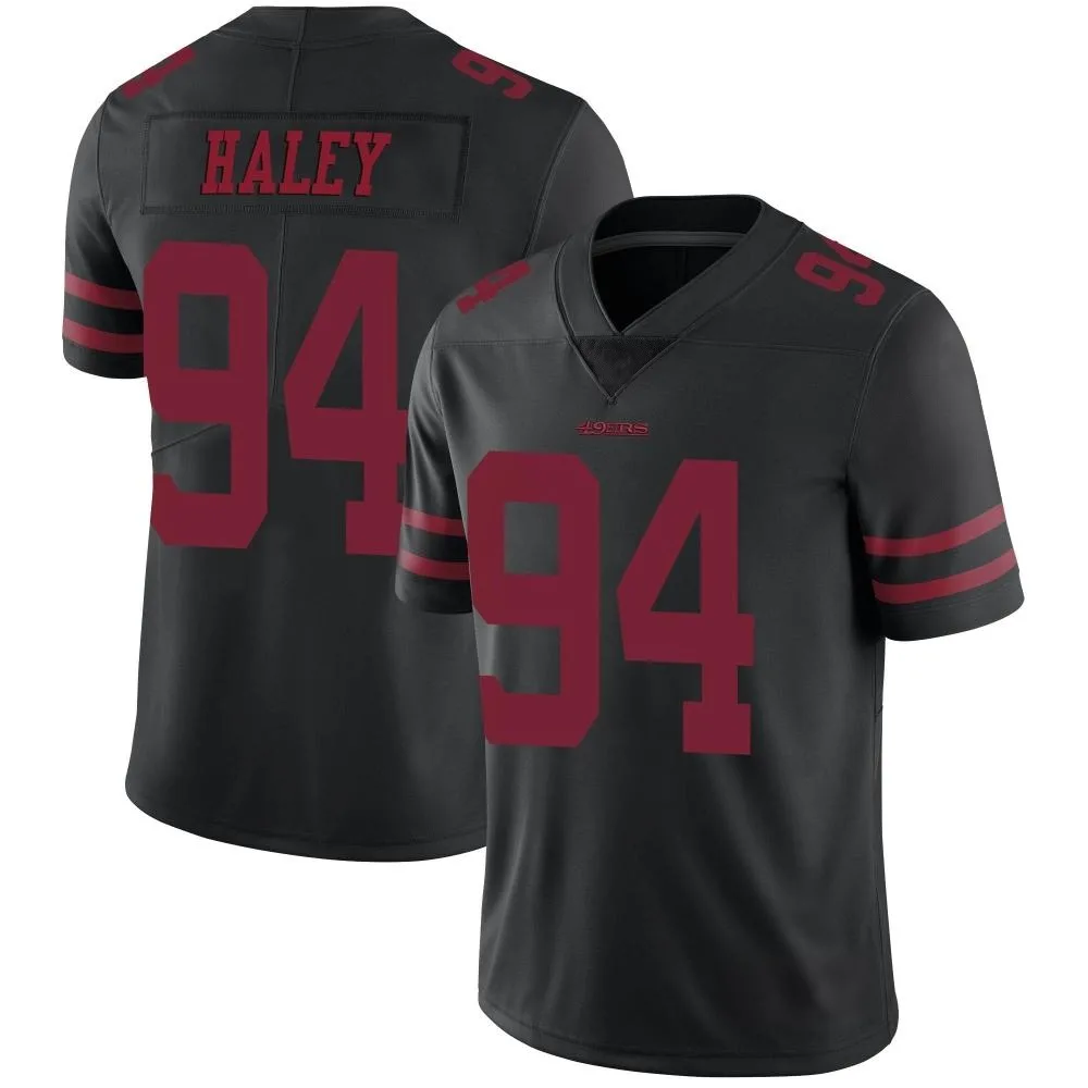 Men's San Francisco 49ers Charles Haley Nike Alternate Vapor Untouchable Limited Black Jersey Men's San Francisco 49ers Charles Haley Nike Alternate Vapor Untouchable Limited Black Jersey