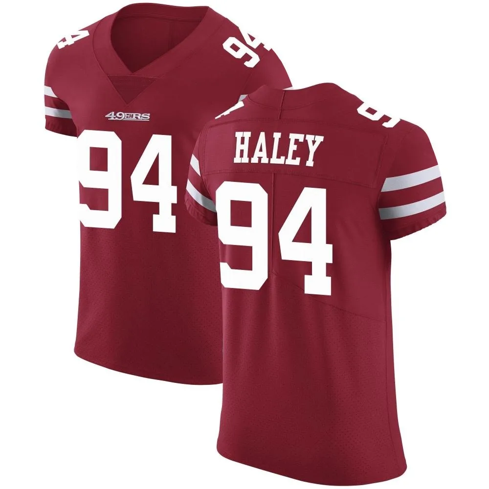 Men's San Francisco 49ers Charles Haley Nike Team Color Vapor Untouchable Elite Red Jersey Men's San Francisco 49ers Charles Haley Nike Team Color Vapor Untouchable Elite Red Jersey