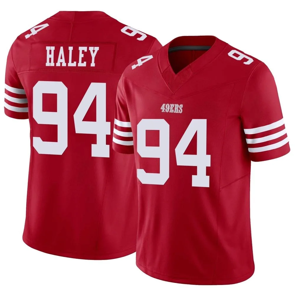Men's San Francisco 49ers Charles Haley Nike Vapor F.U.S.E. Limited Scarlet Jersey Men's San Francisco 49ers Charles Haley Nike Vapor F.U.S.E. Limited Scarlet Jersey