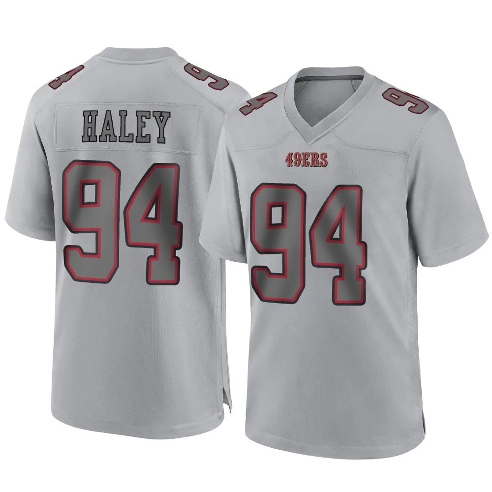 Youth San Francisco 49ers Charles Haley Nike Atmosphere Fashion Game Gray Jersey Youth San Francisco 49ers Charles Haley Nike Atmosphere Fashion Game Gray Jersey
