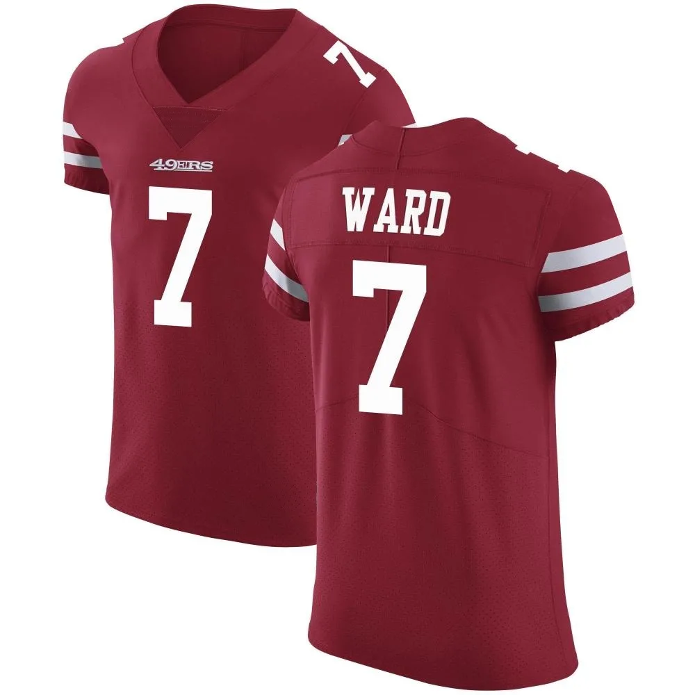 Men's San Francisco 49ers Charvarius Ward Nike Team Color Vapor Untouchable Elite Red Jersey Men's San Francisco 49ers Charvarius Ward Nike Team Color Vapor Untouchable Elite Red Jersey