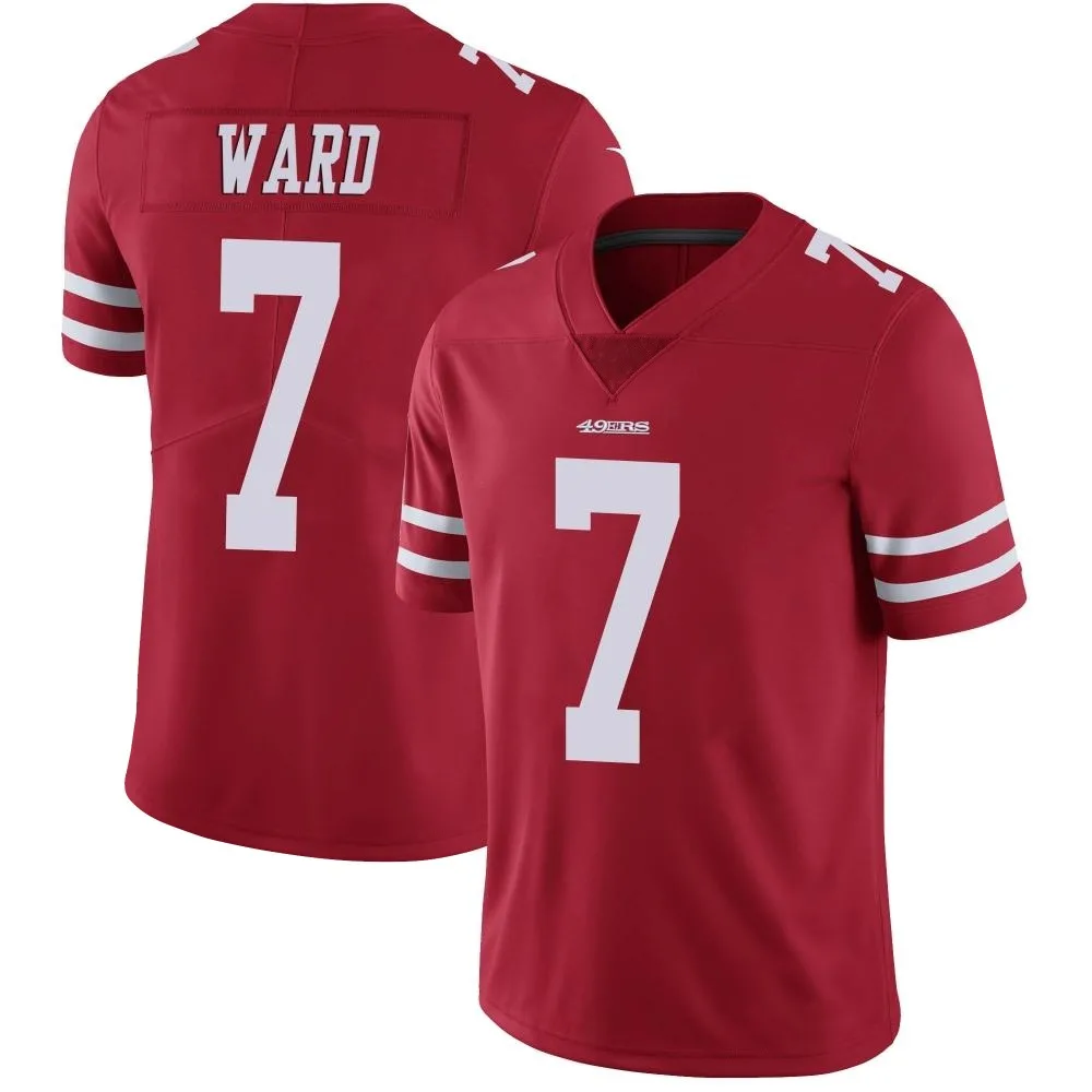Men's San Francisco 49ers Charvarius Ward Nike Team Color Vapor Untouchable Limited Red Jersey Men's San Francisco 49ers Charvarius Ward Nike Team Color Vapor Untouchable Limited Red Jersey