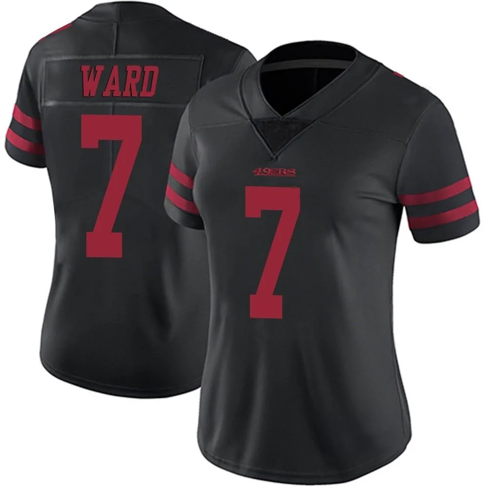 Women's San Francisco 49ers Charvarius Ward Nike Alternate Vapor Untouchable Limited Black Jersey Women's San Francisco 49ers Charvarius Ward Nike Alternate Vapor Untouchable Limited Black Jersey