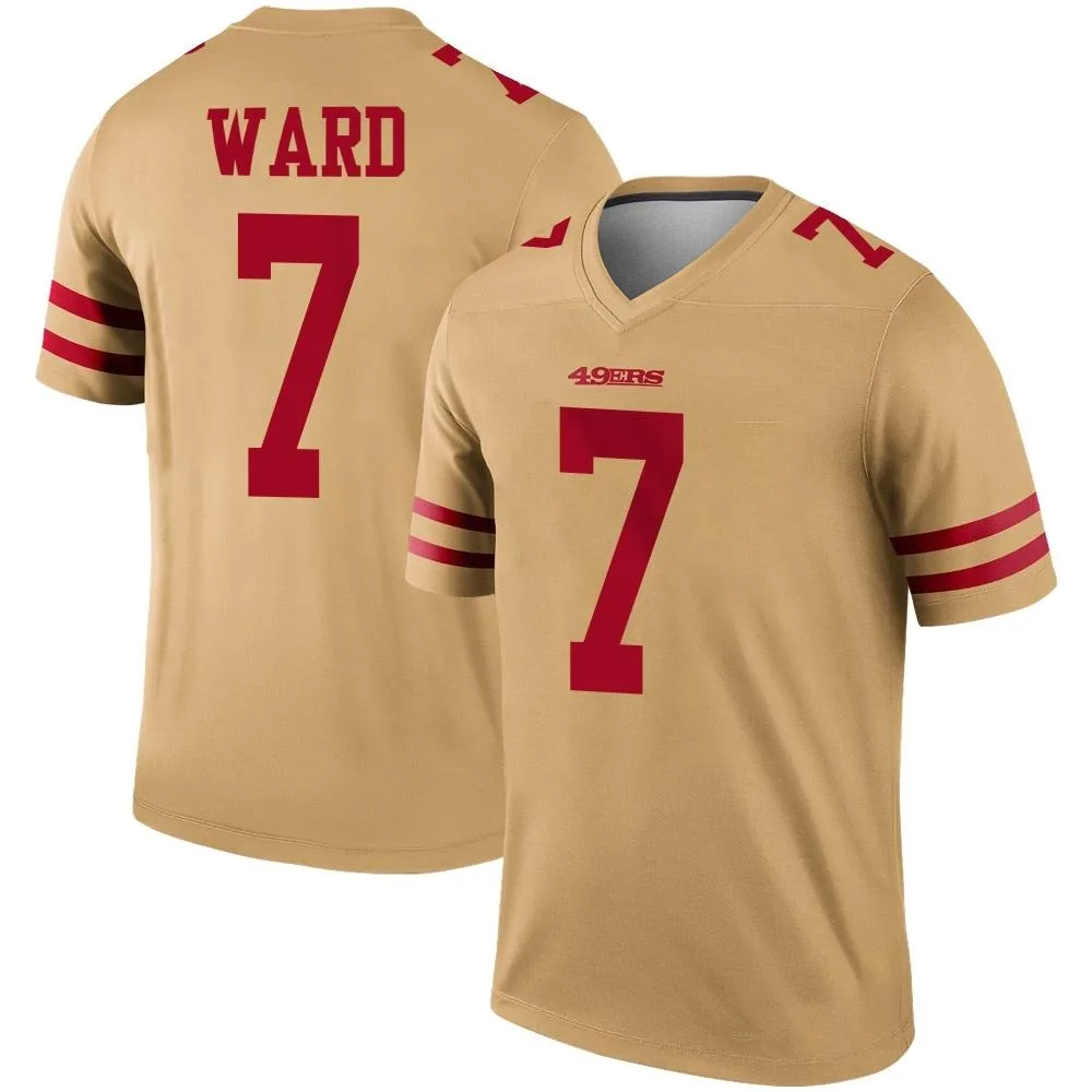 Youth San Francisco 49ers Charvarius Ward Nike Inverted Legend Gold Jersey Youth San Francisco 49ers Charvarius Ward Nike Inverted Legend Gold Jersey