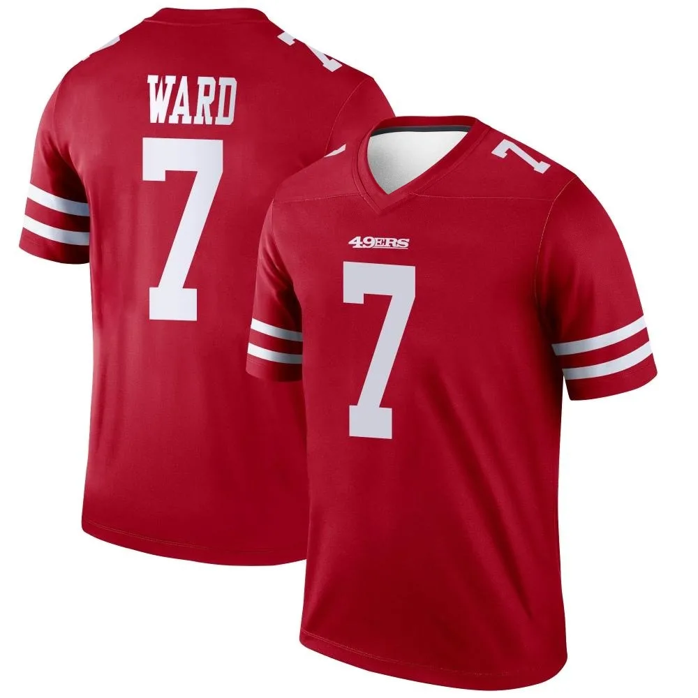 Youth San Francisco 49ers Charvarius Ward Nike Legend Scarlet Jersey Youth San Francisco 49ers Charvarius Ward Nike Legend Scarlet Jersey