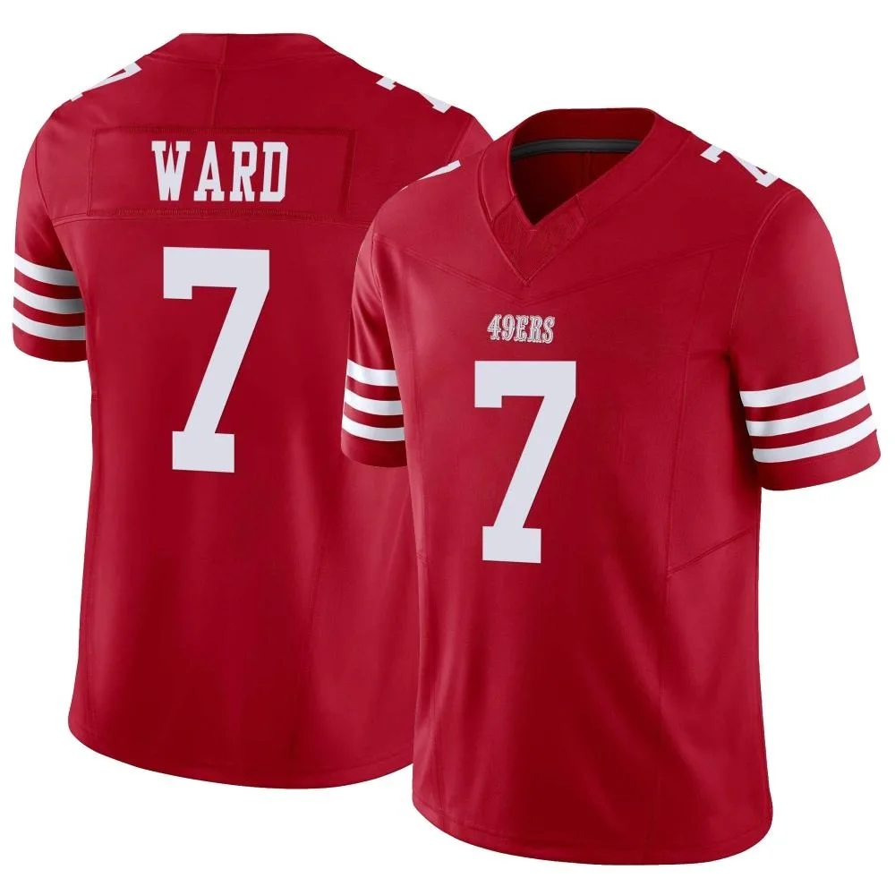 Youth San Francisco 49ers Charvarius Ward Nike Vapor F.U.S.E. Limited Scarlet Jersey Youth San Francisco 49ers Charvarius Ward Nike Vapor F.U.S.E. Limited Scarlet Jersey