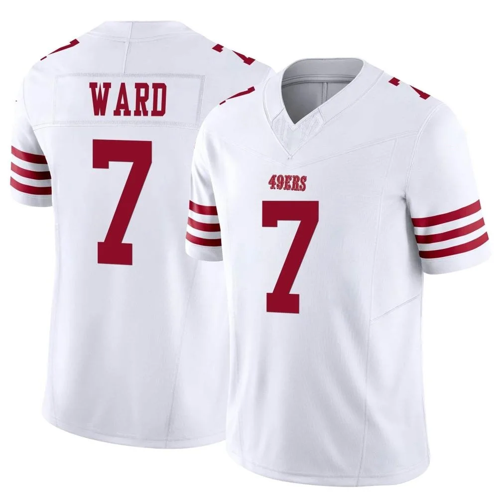 Youth San Francisco 49ers Charvarius Ward Nike Vapor F.U.S.E. Limited White Jersey Youth San Francisco 49ers Charvarius Ward Nike Vapor F.U.S.E. Limited White Jersey